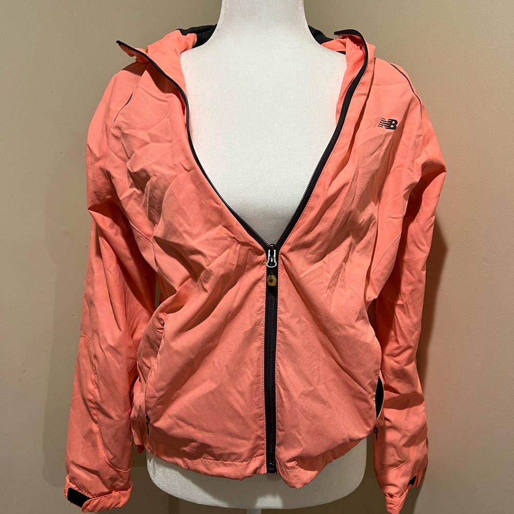 New Balance windbreaker jacket with hoodie